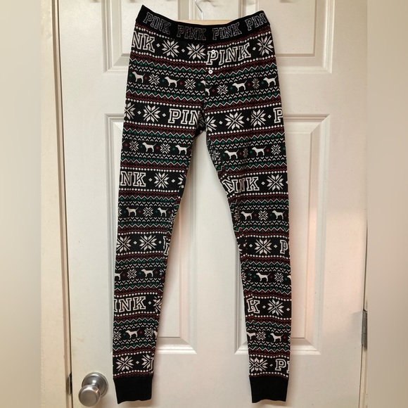 🐩❄️ Pink Victoria’s Secret Leggings - Picture 3 of 7